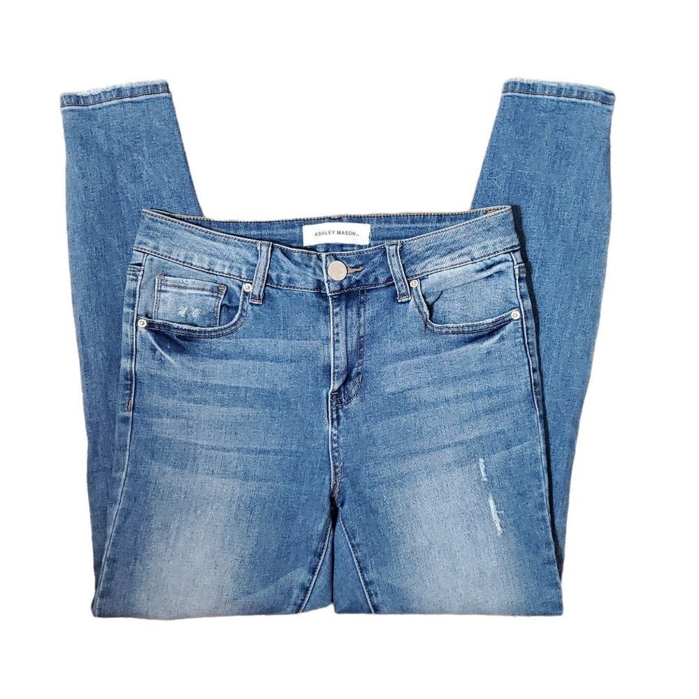 💎171 Ashley Mason High Waist Distressed Jeans